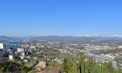 top view of the spring port city