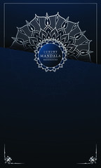 Modern luxury ornamental mandala background with arabesque pattern arabic
 islamic east style.decorative mandala for print, poster,
 cover, brochure, flyer, banner

