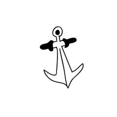 anchor icon vector