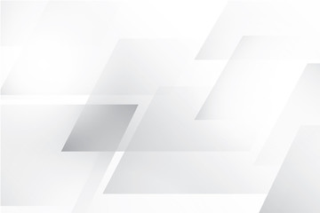 Fototapeta premium Abstract geometric white and gray color background. Vector, illustration.
