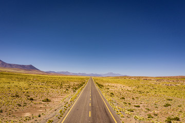 Fototapeta na wymiar San Pedro de Atacama, Antofagasta - Chile. Desert. Andes Range & Route 23 - Miscanti Lagoon & Red Rock