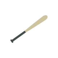 baseball bat, vector on white background