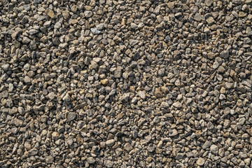 Texture of black and white pebbles