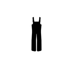 overalls icon vector