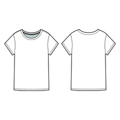 Women's T-shirt Fashion Flats