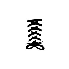 shoelaces icon vector