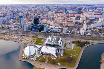 Aerial view of Minsk