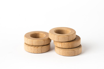 Wooden ring for children, teether, wooden eco toy