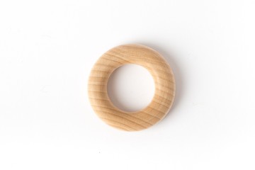Wooden ring for children, teether, wooden eco toy