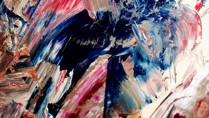 Colorful abstract background wallpaper. Modern motif visual art.  Mixtures of oil paint. Trendy...