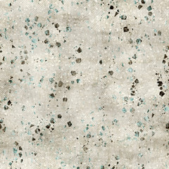 Seamless faded scratched distressed messy montage stock graphic design. Detailed realistic ragged crumpled grungy worn collage motif. Seamless repeat raster jpg pattern swatch.