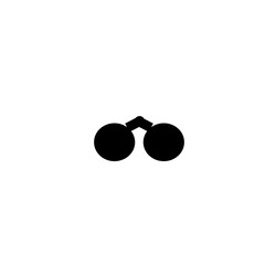 binoculars icon vector