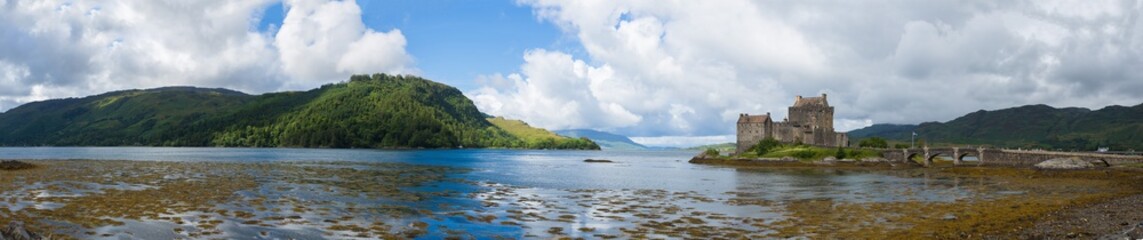Loch Duich lake panorama