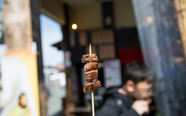 Takayama's famous Hide beef Japan