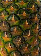 pineapple skin close up shoot