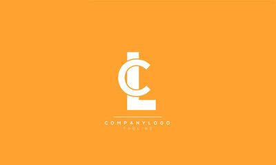 LC CL  C Letter logo alphabet monogram initial based icon design