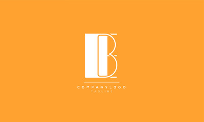 BE EB B E Letter logo alphabet monogram initial based icon design