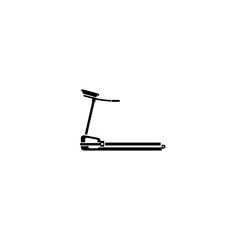 Treadmill icon vector