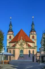 Fototapeta premium Evangelical City Church in Ludwigsburg, Germany