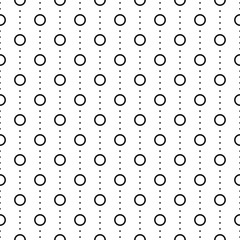 Open circle drops pattern design