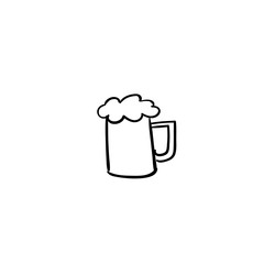 beer icon vector