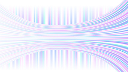 abstract rainbow magic fluid foil  line wave and copy space Vector