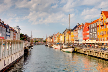 Copenhagen, Nyhavn, HDR Image