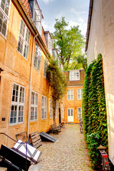 Fototapeta na wymiar Copenhagen historical landmarks, HDR Image