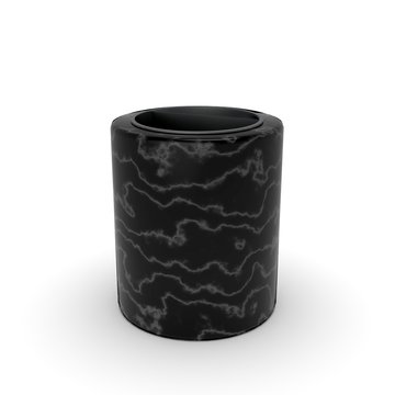 3d model urn Keln mini marble black