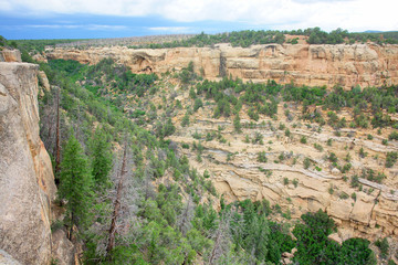 Fototapeta na wymiar Mesa Verde National Park - UNESCO World Heritage Site located in Montezuma County, Colorado.