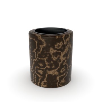 3d model urn Keln mini Marble Dark Brown