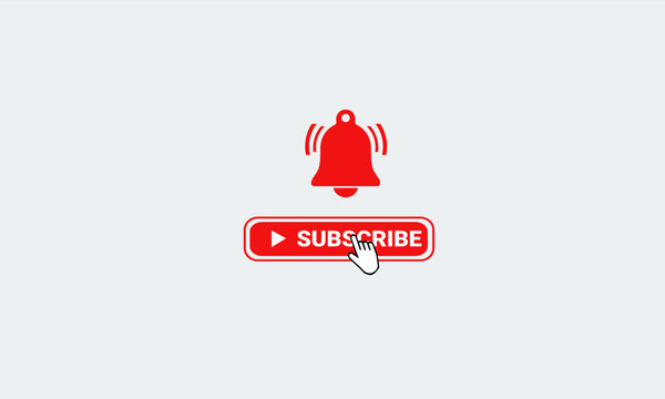 Subscribe And Follow Notification Logo Concept Animate Presentation