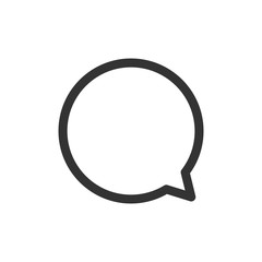 Speech bubble icon. Chatting symbol modern, simple, vector, icon for website design, mobile app, ui. Vector Illustration