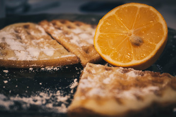 cake with orange