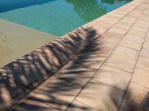 Swimming pool and terracotta