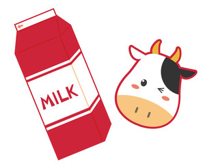 牛乳　ミルク　紙パック　牛乳パック