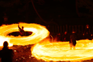 阿蘇神社 火振り神事