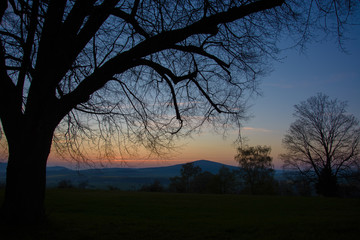 Naklejka premium Die Burg bei Sonnenaufgang