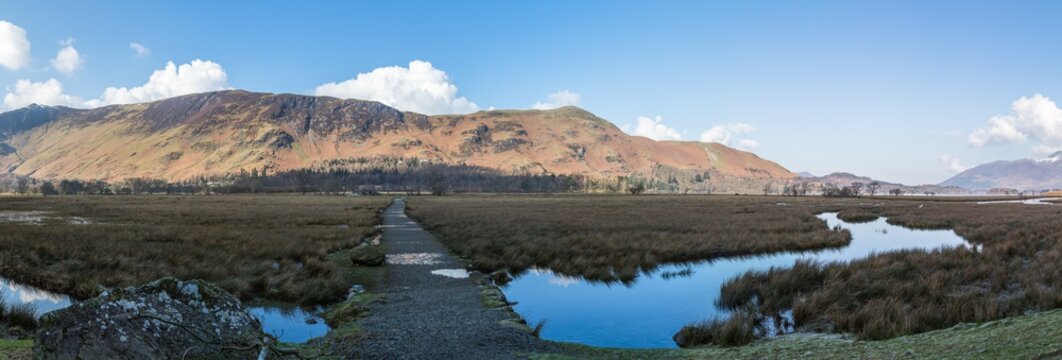 Catbells overlooking the bottom of Derwent Water
