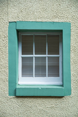 Window Framed in Green