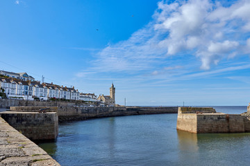 Obraz premium Image of Porthleven harbour in Corwall in the UK