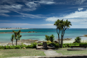 The Channel Islands in summer with good weather and greenery