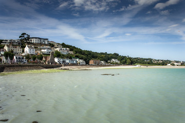 The Channel Islands in summer with good weather and greenery
