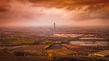 Lighthouse to plane, Poland, Mazovia © Marcin Ziółkowski