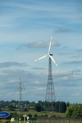 windmills in Bayern, germany July 29, 2017