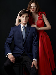 portrait of a young couple