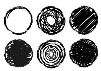 クレヨンで描かれた円形のテクスチャ背景素材セット Background Wall Mural Backgrou Rrice