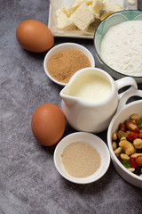 organic easter cake baking ingredients
