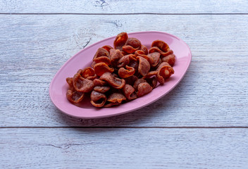 Fried Chinese Sausage 2