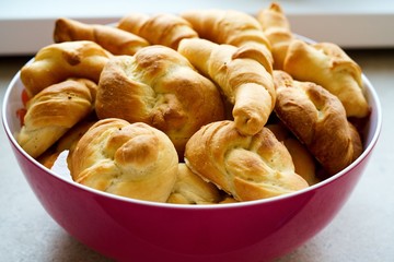 Homemade bread, bread, buns, etc.